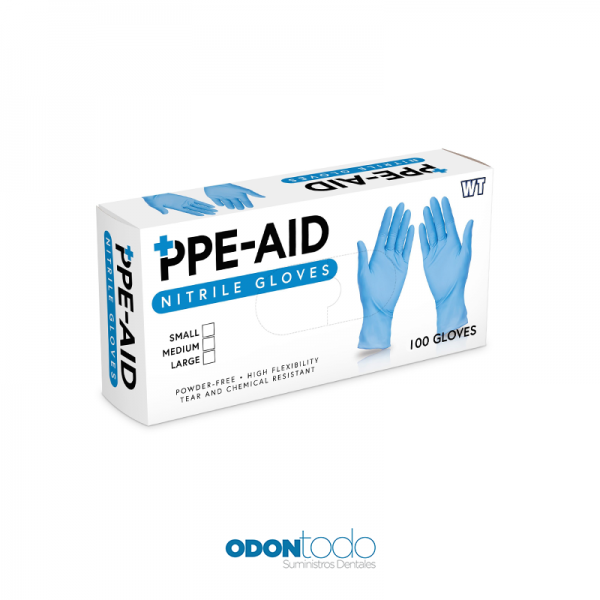 PPE-Aid Guantes de Nitrilo