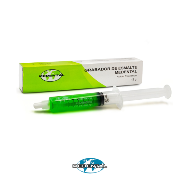 Grabador de Esmalte Verde Medental - Ácido Fosfórico 12gr